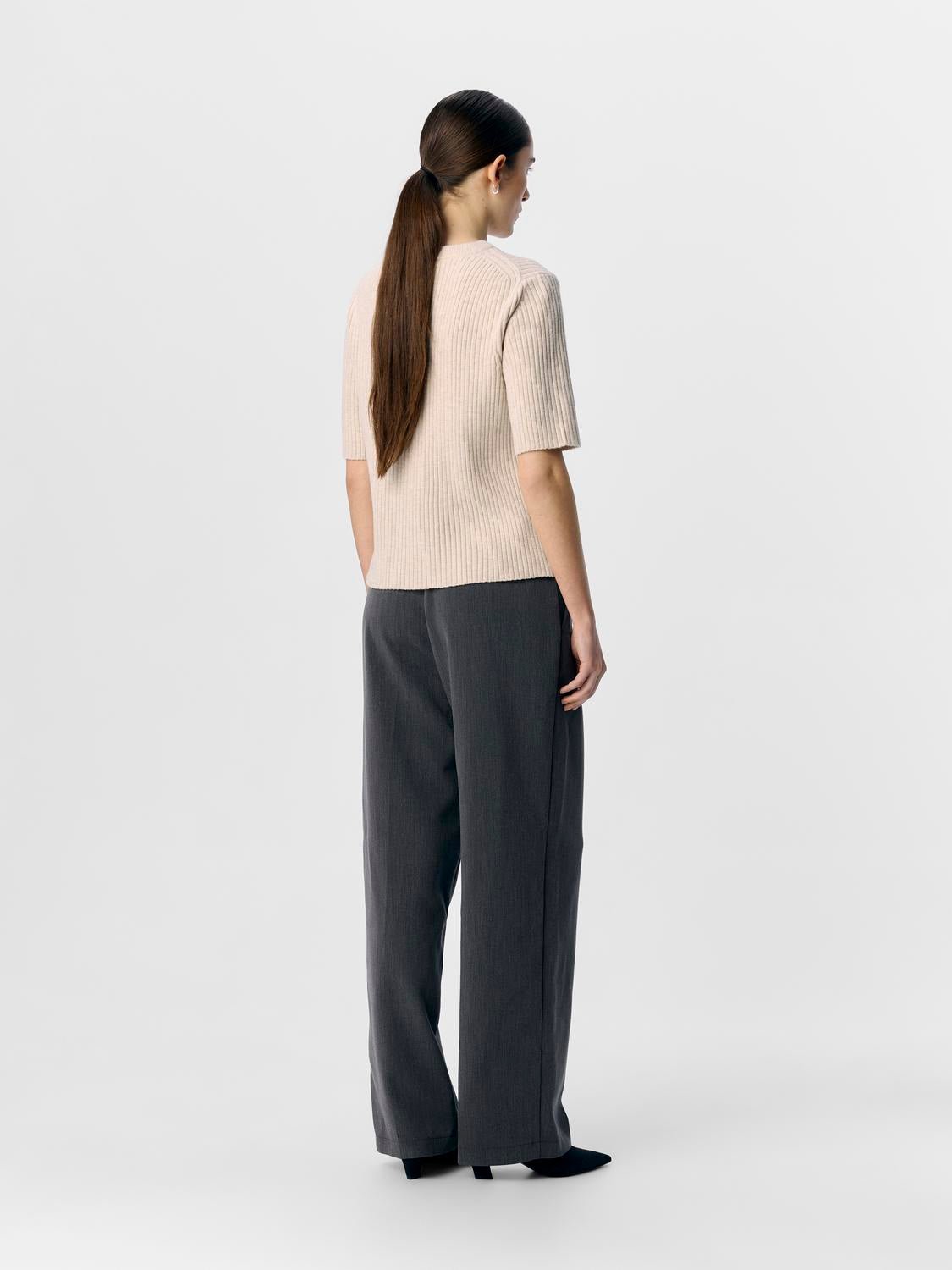 OBJELVA Pullover - Humus - VERO MODA & VILA Bergvik